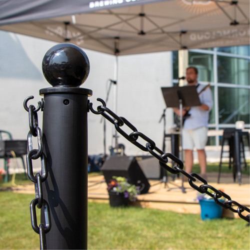 Plastic Barrier Chain, Green Moffatt Supply & Specialties