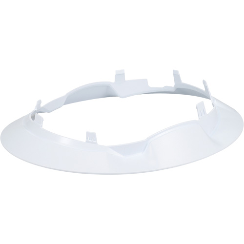Wide Clip-On Full Brim for RZRBack Climbing Helmet, White Moffatt Supply & Specialties