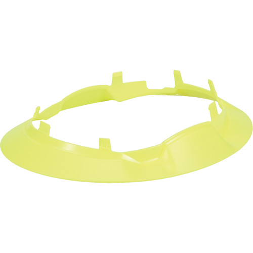 Wide Clip-On Full Brim for RZRBack Climbing Helmet, High Visibility Yellow Moffatt Supply & Specialties