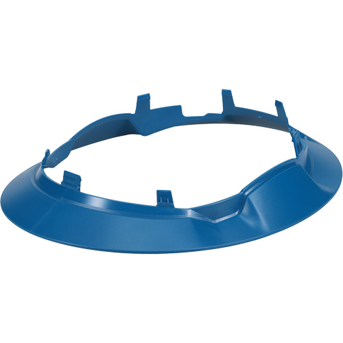 Wide Clip-On Full Brim for RZRBack Climbing Helmet, Steel Blue Moffatt Supply & Specialties