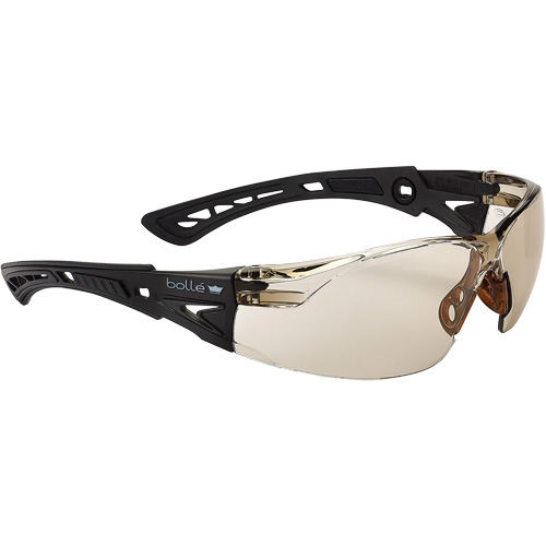 Rush+ Small BSSI Safety Glasses, Copper/Brown Lens, Anti-Fog/Anti-Scratch, ANSI Z87+ Moffatt Supply & Specialties