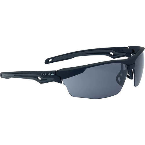 Tryon BSSI Ballistic Safety Glasses, Smoke/Grey Lens, Anti-Fog/Anti-Scratch, ANSI Z87+ Moffatt Supply & Specialties