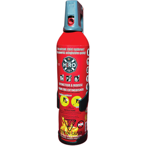 Hero 911 PFAS-Free Fire Extinguisher, ACK, 750 ml Capacity Moffatt Supply & Specialties