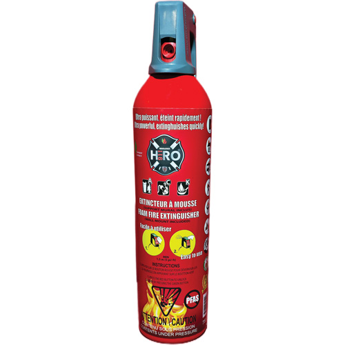 Hero 911 PFAS-Free Fire Extinguisher, ACK, 750 ml Capacity Moffatt Supply & Specialties