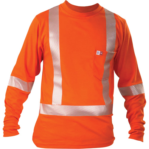 T-shirt &agrave; manches longues, T-Grand, Orange Moffatt Supply & Specialties