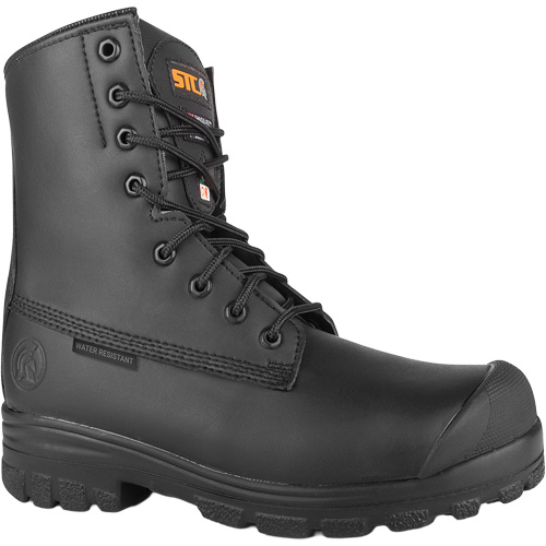 Keep Vegan Microfiber Work Boots, Synthetic Leather, Steel Toe, Size 4, Impermeable Moffatt Supply & Specialties