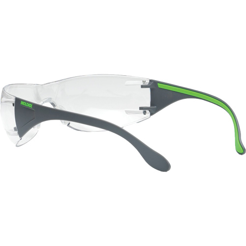 Lunettes de s&eacute;curit&eacute; gris/vert Adapt Lite, Lentille Transparent, Antibu&eacute;e/Anti-&eacute;gratignures, ANSI Z87+/R&eacute;pond ou surpasse la norme CSA Z94.3 Moffatt Supply & Specialties