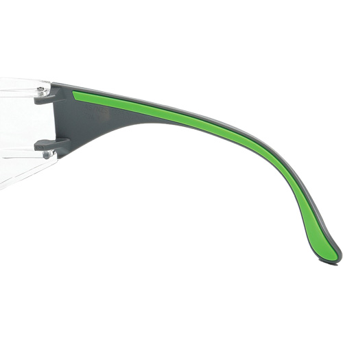 Lunettes de s&eacute;curit&eacute; gris/vert Adapt Lite, Lentille Transparent, Antibu&eacute;e/Anti-&eacute;gratignures, ANSI Z87+/R&eacute;pond ou surpasse la norme CSA Z94.3 Moffatt Supply & Specialties