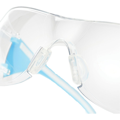 Lunettes de s&eacute;curit&eacute; bleu/blanc Adapt Lite, Lentille Transparent, Antibu&eacute;e/Anti-&eacute;gratignures, ANSI Z87+/R&eacute;pond ou surpasse la norme CSA Z94.3 Moffatt Supply & Specialties