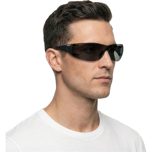 Lunettes de s&eacute;curit&eacute; Adapt Lite, Lentille Fum&eacute;e, Antibu&eacute;e/Anti-&eacute;gratignures, ANSI Z87+/R&eacute;pond ou surpasse la norme CSA Z94.3 Moffatt Supply & Specialties
