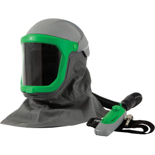 Respirateur Z-Link avec lentille de s&eacute;curitaire, cape &agrave; l'&eacute;paule FR, tube de respiration & C40, Respirateur &agrave; masque/Masque de soudage Moffatt Supply & Specialties