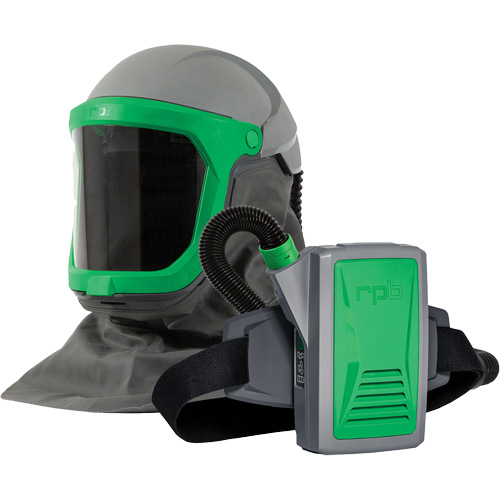 Z-Link Powered Air Respirator with Zytec FR Shoulder Cape, Facepiece Respirator/Welding Helmet Moffatt Supply & Specialties