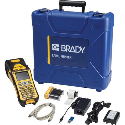 M610 Bluetooth Handheld Label Maker with Workstation Safety & Facility ID Software & Hard Case, 2" Tape Moffatt Supply & Specialties