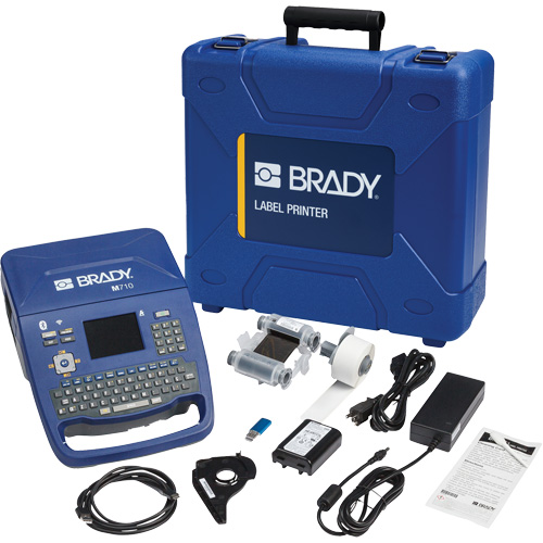 Imprimante d&eacute;tiquettes portable M710 avec Bluetooth et Wi-Fi avec logiciel Workstation Product & Wire ID et mallette de transport rigide, Ruban 2" Moffatt Supply & Specialties