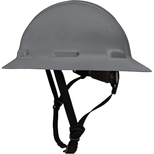 Casque de s&eacute;curit&eacute; &agrave; bordure compl&egrave;te LIDGUARD avec mentonni&egrave;re, R&eacute;pond aux normes CSA type 1, Suspension Rochet, Ventil&eacute; Moffatt Supply & Specialties