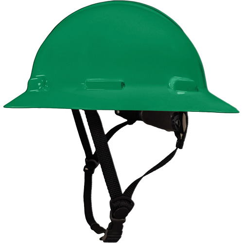 Casque de s&eacute;curit&eacute; &agrave; bordure compl&egrave;te LIDGUARD avec mentonni&egrave;re, R&eacute;pond aux normes CSA type 2, Suspension Rochet, Ventil&eacute; Moffatt Supply & Specialties