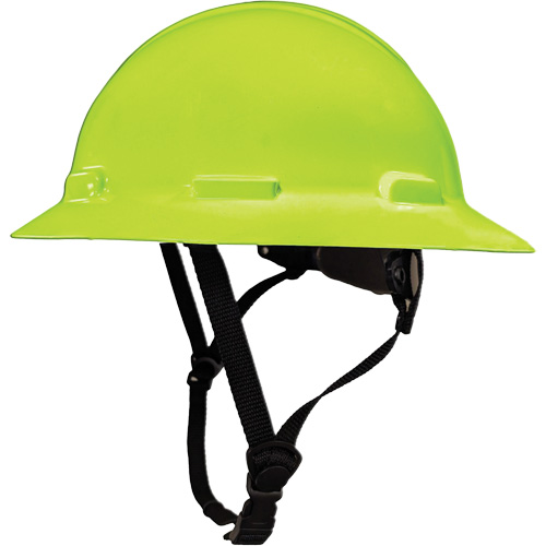 LIDGUARD&reg; Full Brim Hardhat with Chinstrap, Meets CSA Type 1, Ratchet Suspension, Vented Moffatt Supply & Specialties