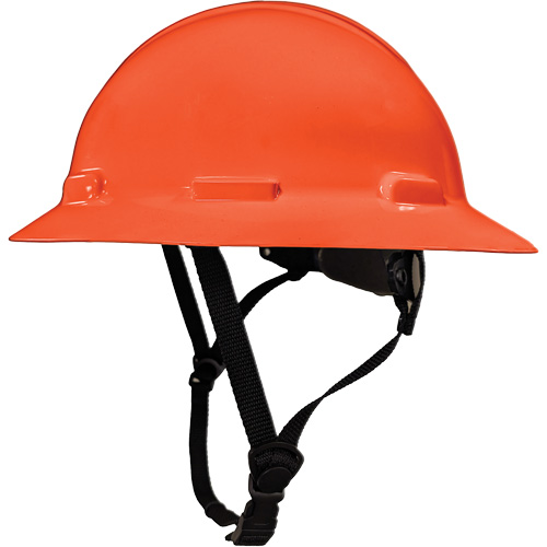 Casque de s&eacute;curit&eacute; &agrave; bordure compl&egrave;te LIDGUARD avec mentonni&egrave;re, R&eacute;pond aux normes CSA type 1, Suspension Rochet, Ventil&eacute; Moffatt Supply & Specialties