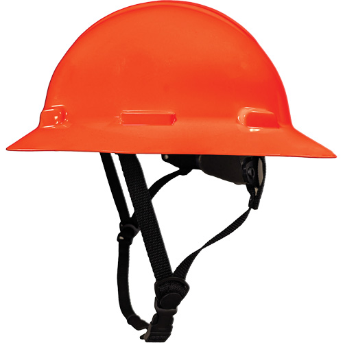 LIDGUARD&reg; Full Brim Hardhat with Chinstrap, Meets CSA Type 2, Ratchet Suspension, Vented Moffatt Supply & Specialties