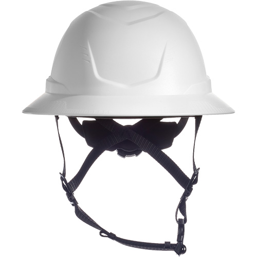 V-Gard H2&reg; Full Brim Safety Helmet, Ratchet Suspension, Non-Vented Moffatt Supply & Specialties