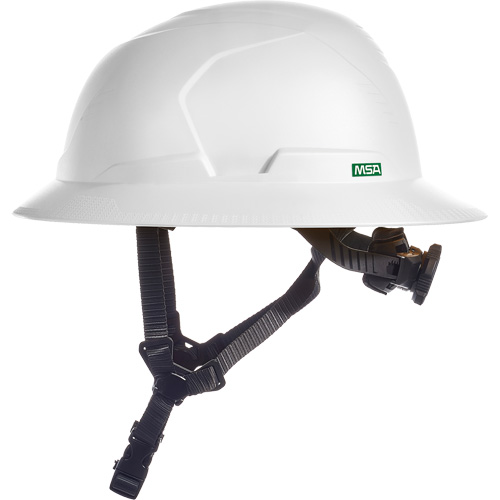 V-Gard H2&reg; Full Brim Safety Helmet, Ratchet Suspension, Non-Vented Moffatt Supply & Specialties