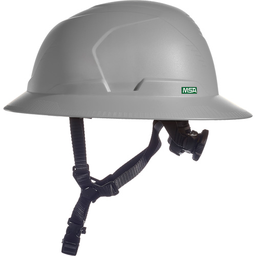 V-Gard H2&reg; Full Brim Safety Helmet, Ratchet Suspension, Non-Vented Moffatt Supply & Specialties