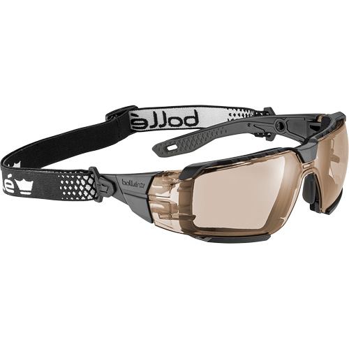 RUSH+ 2.0 XP M/L Safety Glasses with Black & Grey Frame, Copper Lens, Anti-Fog/Anti-Scratch, ANSI Z87+ Moffatt Supply & Specialties