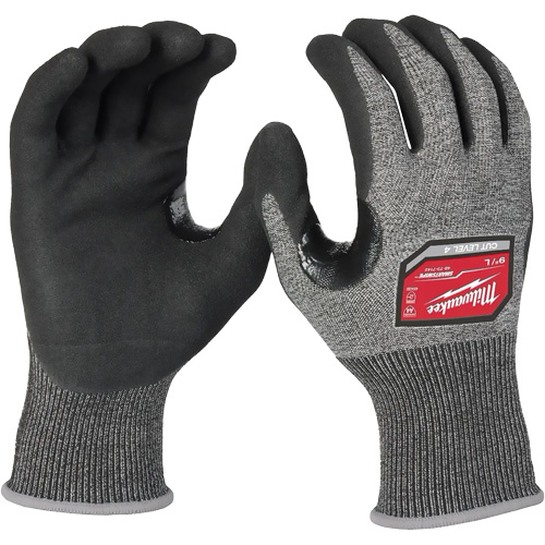Gants haute dext&eacute;rit&eacute; r&eacute;sistants &agrave; la coupe, Taille Grand, Calibre 18, Rev&ecirc;tement Nitrile, Enveloppe en Poly&eacute;thyl&egrave;ne, ANSI/ISEA 105 niveau 4/EN 388 niveau D Moffatt Supply & Specialties