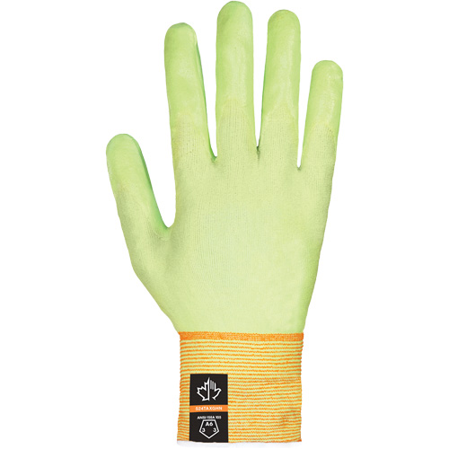 Dexterity Max Ultra-Thin High-Visibility Cut-Resistant Gloves, 11, Foam Nitrile Coated, ASTM ANSI Level A6 Moffatt Supply & Specialties