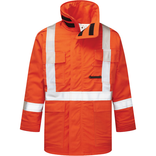 Avenger 9 oz High-Visibility Insulated Parka, Style 515, Men's, 3X-Large (Tall), Orange Moffatt Supply & Specialties