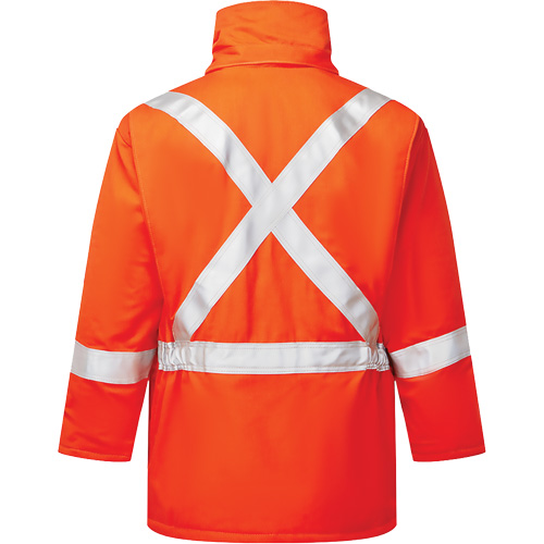 Avenger 9 oz High-Visibility Insulated Parka, Style 515, Men's, 3X-Large (Tall), Orange Moffatt Supply & Specialties