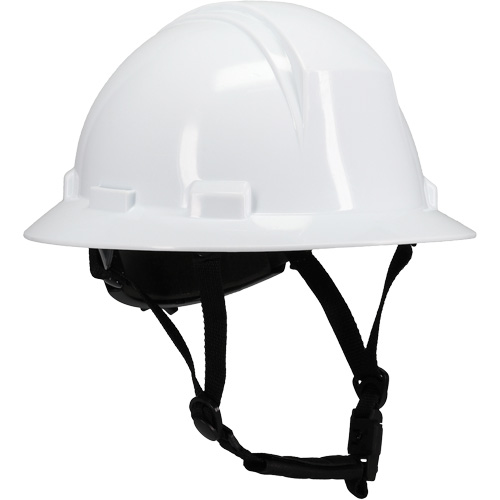 Kilimanjaro Full Brim Safety Helmet with HDPE Shell, Meets CSA Type 2, Ratchet Suspension, Non-Vented Moffatt Supply & Specialties