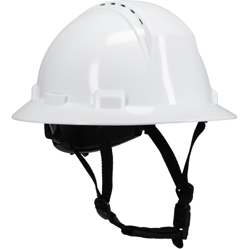 Kilimanjaro Full Brim Safety Helmet with HDPE Shell, Meets CSA Type 2, Ratchet Suspension, Vented Moffatt Supply & Specialties