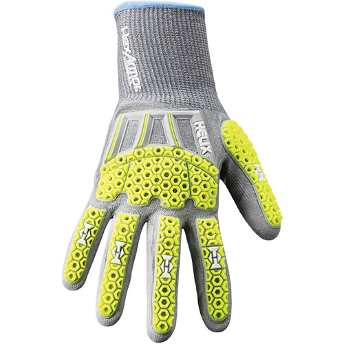 Gants antichocs Helix 3013IMP, 7/Petit, Paume en PEHP, Poignet &eacute;lastique Moffatt Supply & Specialties