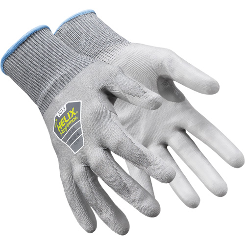 Gants r&eacute;sistant &agrave; la coupe Helix 3013, 2T-petit/5, Calibre 18, Rev&ecirc;tement Polyur&eacute;thane, ASTM ANSI niveau A6/EN 388 niveau F Moffatt Supply & Specialties