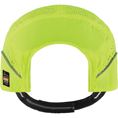 Skullerz 8955 Lightweight Bump Cap Hat with Micro Brim, High Visibility Lime Green Moffatt Supply & Specialties