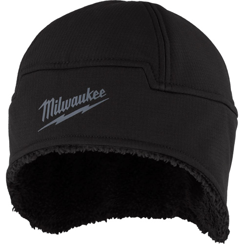Bonnet s&eacute;curitaire &agrave; profil bas doubl&eacute; de sherpa, Doublure en Polyester, Moyen/Petit, Noir Moffatt Supply & Specialties