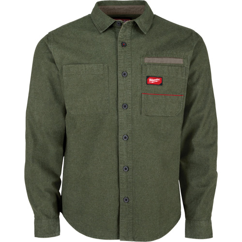 Chemise en flanelle GRIDIRON, Hommes, Moyen, Vert Moffatt Supply & Specialties