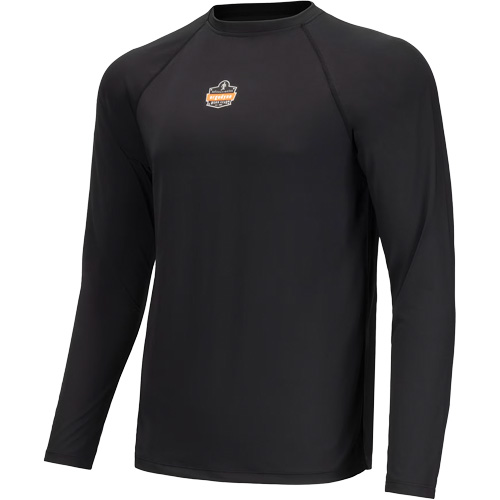 Maillots L&eacute;ger &agrave; manches longues, Hommes/Femmes, T-Grand, Noir Moffatt Supply & Specialties