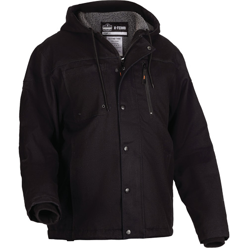 Veste de travail doubl&eacute;e de sherpa robuste N-Ferno, Hommes/Femmes, 2T-Grand, Noir Moffatt Supply & Specialties