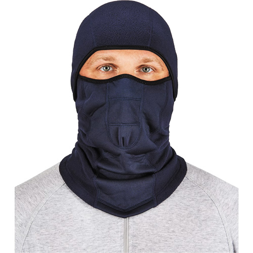 N-Ferno&reg; Wind-Proof & Hinged Balaclava Face Mask, Fleece, Navy Moffatt Supply & Specialties