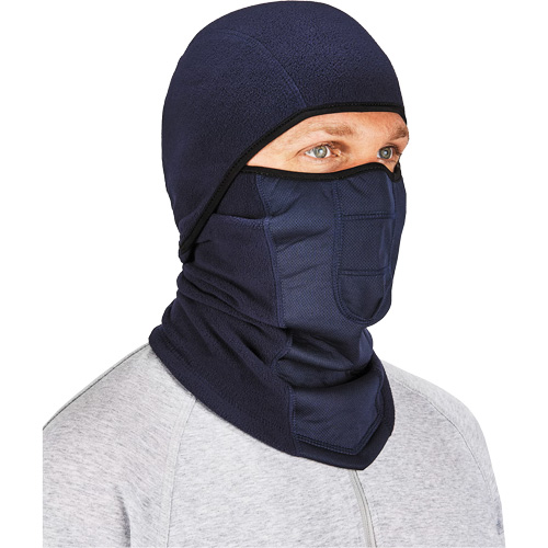 N-Ferno&reg; Wind-Proof & Hinged Balaclava Face Mask, Fleece, Navy Moffatt Supply & Specialties