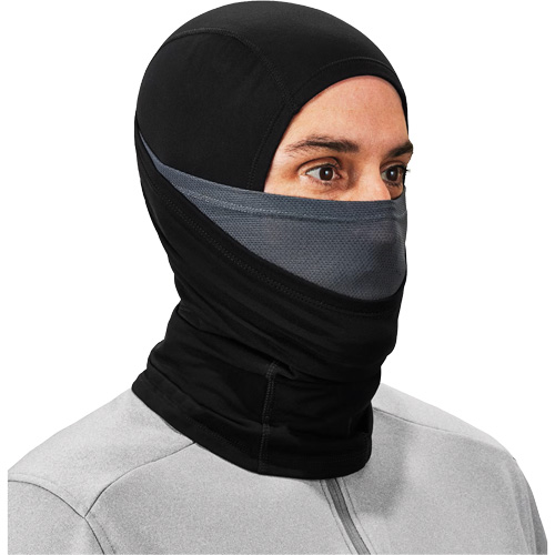 N-Ferno&reg; Dual-Layer Balaclava Face Mask, Nylon/Spandex, Black Moffatt Supply & Specialties