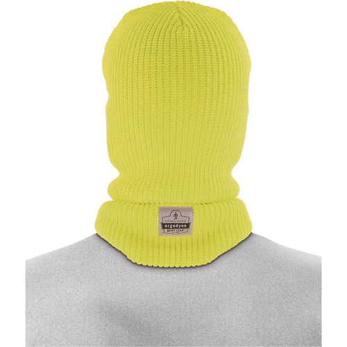 N-Ferno&reg; 2-Layer Rib Knit Freezer Balaclava Face Mask, Acrylic, High-Visibility Lime Green Moffatt Supply & Specialties