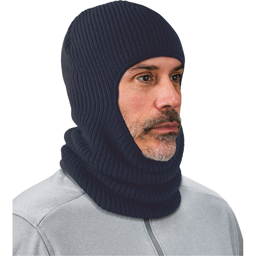 N-Ferno&reg; 2-Layer Rib Knit Freezer Balaclava Face Mask, Acrylic, Navy Moffatt Supply & Specialties