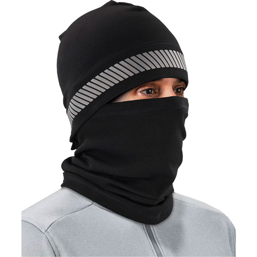 N-Ferno&reg; 3-in-1 Reflective Balaclava Face Mask, Polyester, Black Moffatt Supply & Specialties