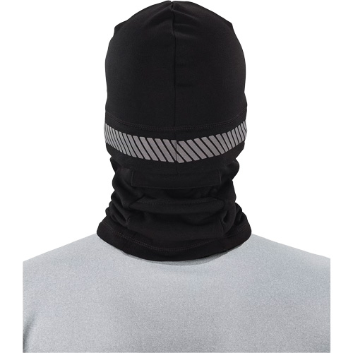 N-Ferno&reg; 3-in-1 Reflective Balaclava Face Mask, Polyester, Black Moffatt Supply & Specialties