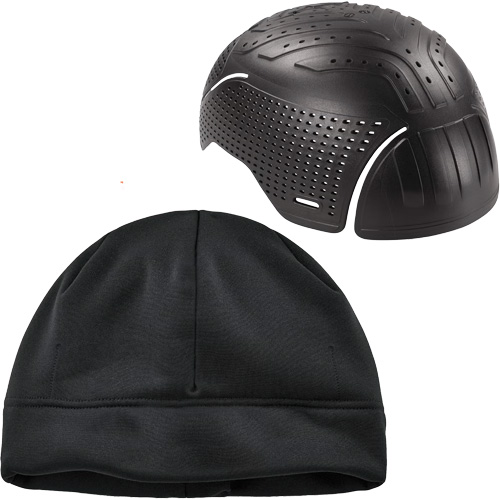 N-Ferno&reg; Zippered Winter Beanie Hat & Bump Cap Insert, Fleece Lining, Medium/Small, Black Moffatt Supply & Specialties