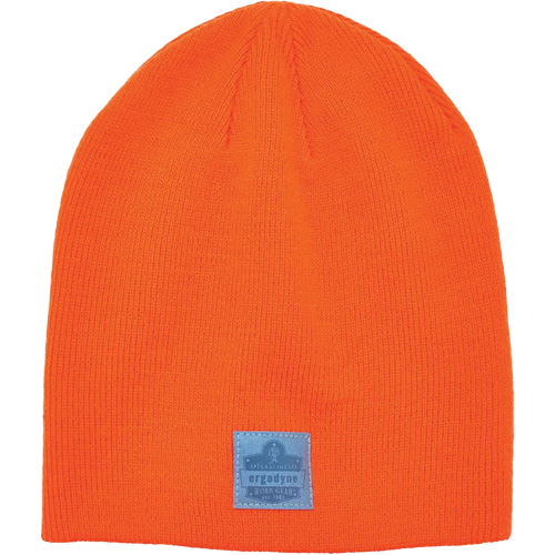 N-Ferno&reg; Rib Knit Winter Hat, Acrylic Lining, One Size, Orange Moffatt Supply & Specialties