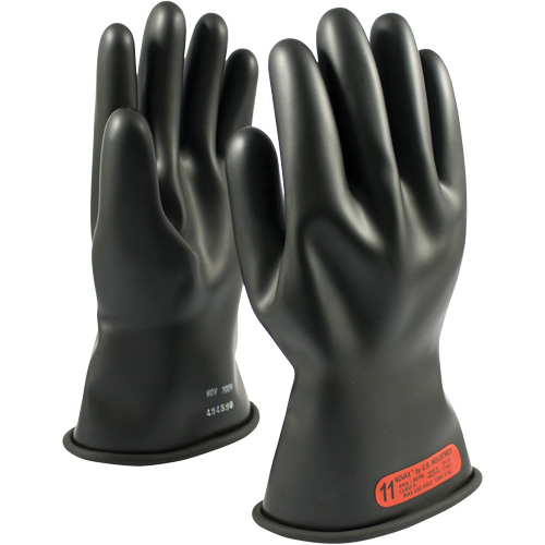NOVAX&reg; Rubber Insulating Glove with Straight Cuff, ASTM Class 0, Size 9, 11" L Moffatt Supply & Specialties